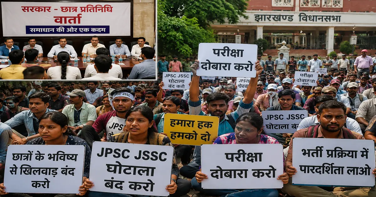 jharkhand-jpsc-jssc-protest