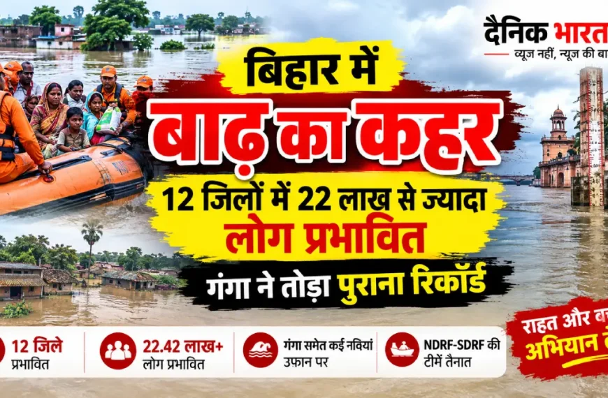 बिहार में बाढ़ का कहर