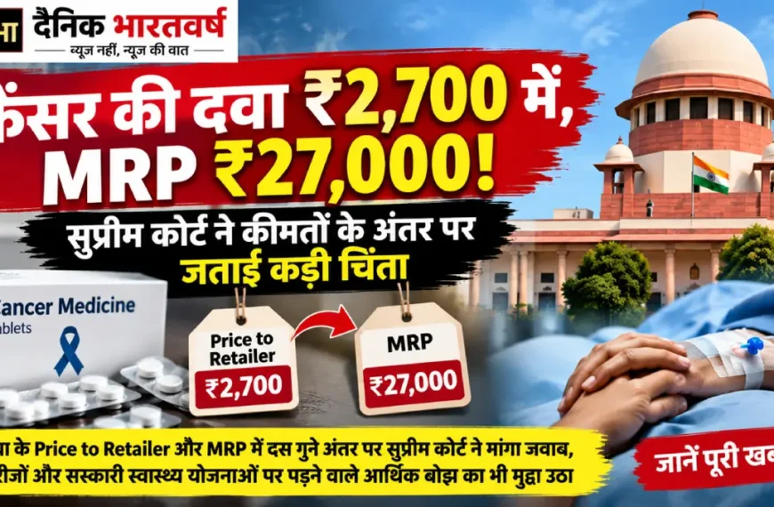 कैंसर दवा की कीमत पर सुप्रीम कोर्ट