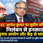 सुप्रीम कोर्ट में CEC ज्ञानेश कुमार और चुनाव आयोग से जुड़े मामले की सुनवाई